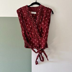 Anthropologie Wrap Shirt